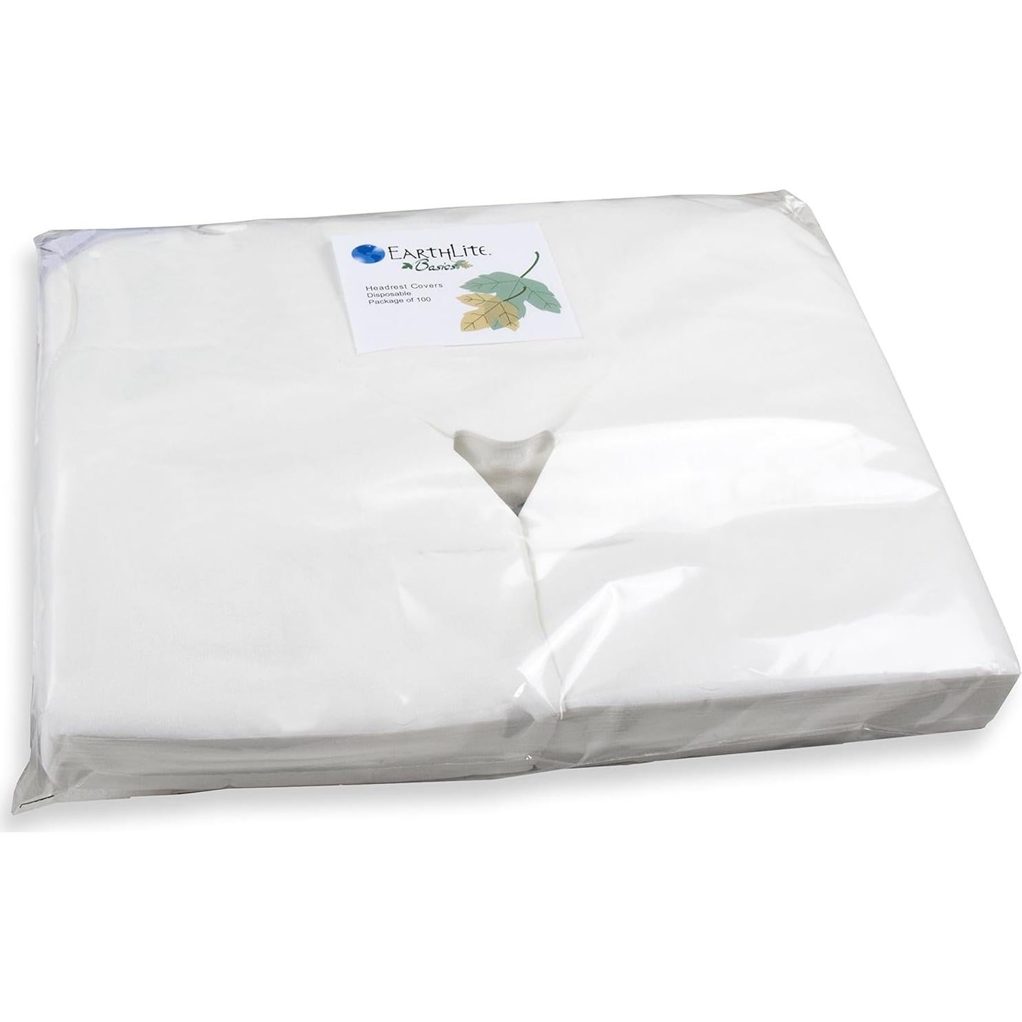 Cubiertas desechables para reposacabezas Earthlite - 100 unidades