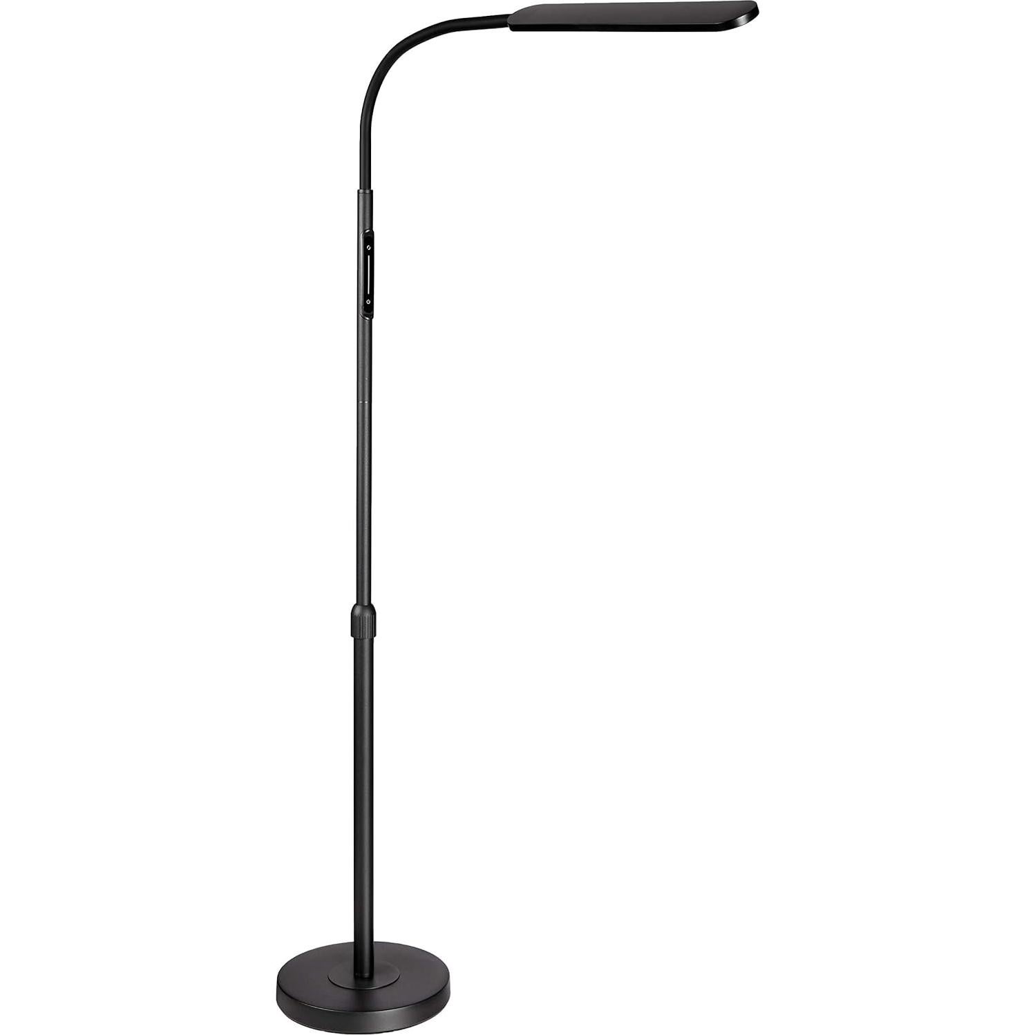 Lámpara de Pie LED NXONE Ajustable 187.96 cm Negra
