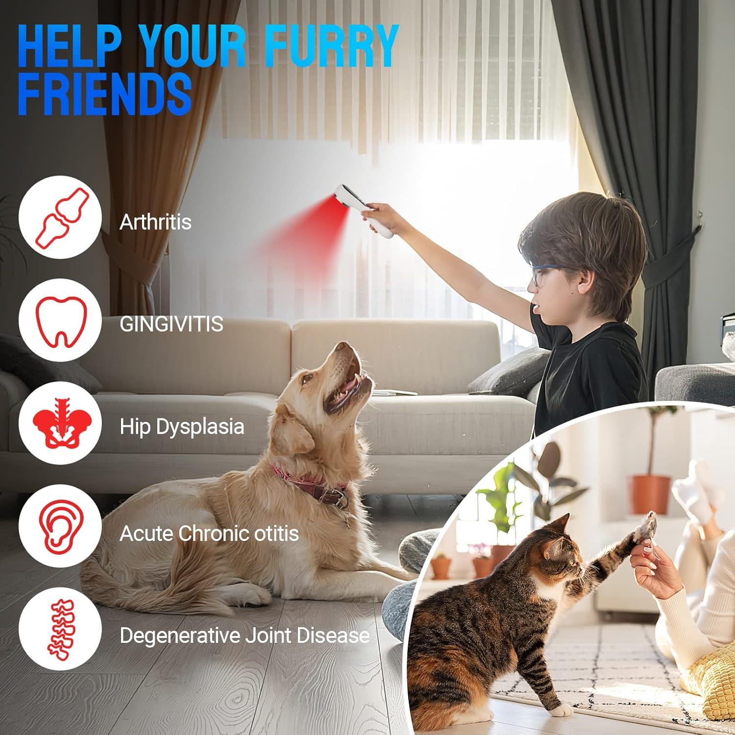 Dispositivo de Terapia de Luz Roja Holsn 650nm y 808nm Alivio Dolor