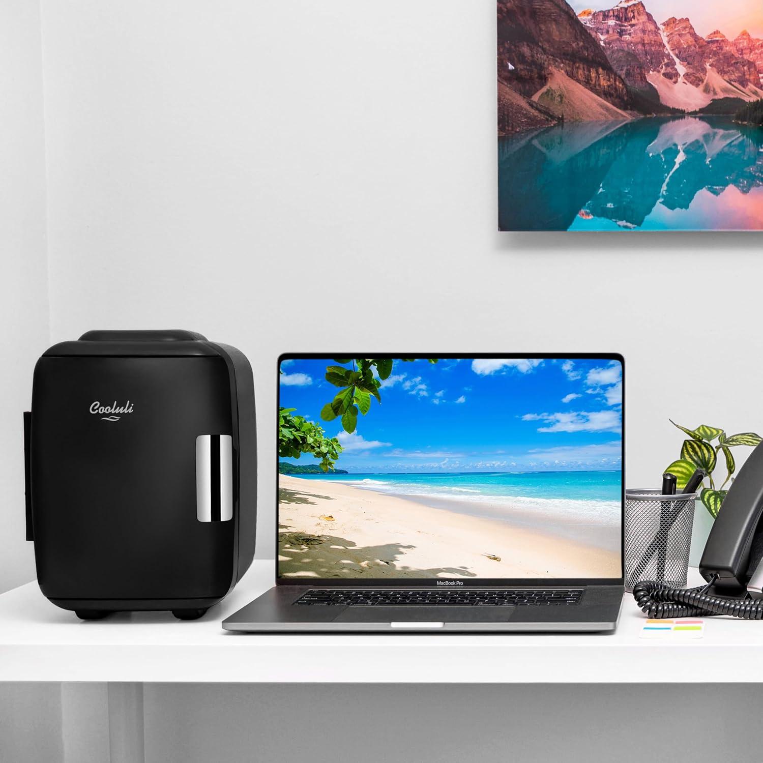 Mini Nevera Cooluli CL4LBK 4L Portátil Enfriador y Calentador
