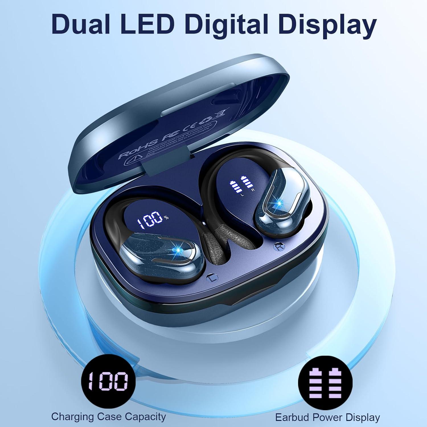 Auriculares Inalámbricos Ltinist BX27 Bluetooth 5.4 IP7 75H Azul