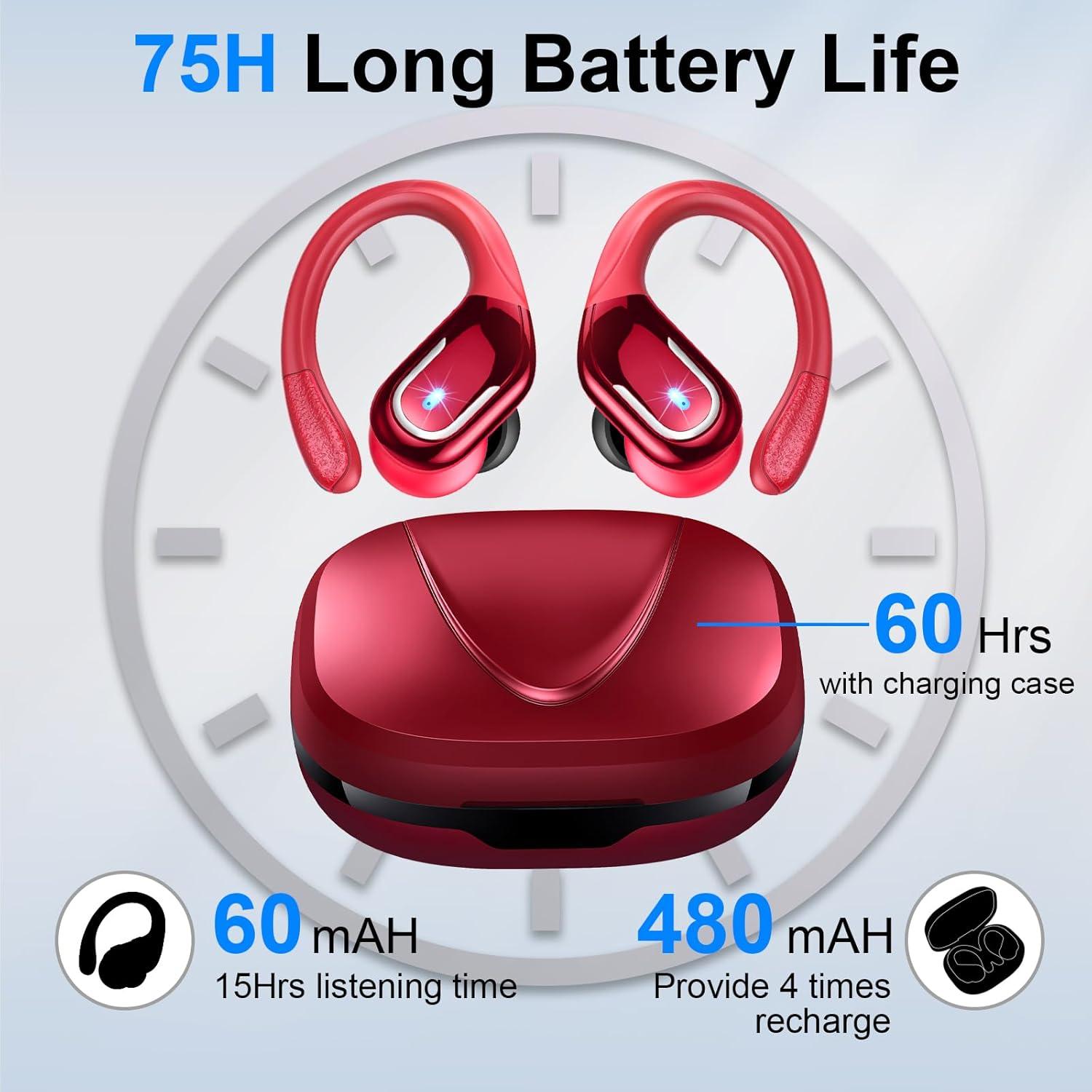 Auriculares Inalámbricos Ltinist BX27 Bluetooth 5.4 IP7 75Hrs