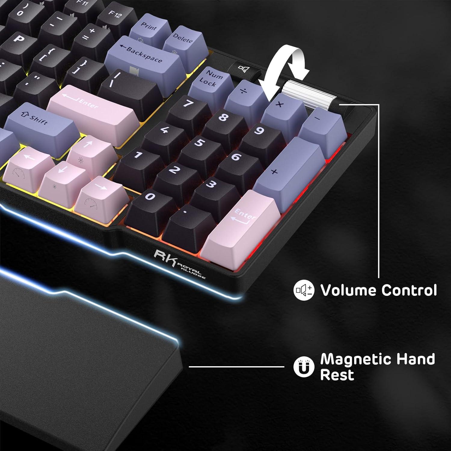 Teclado Mecánico Inalámbrico RK ROYAL KLUDGE RK96 96 Teclas