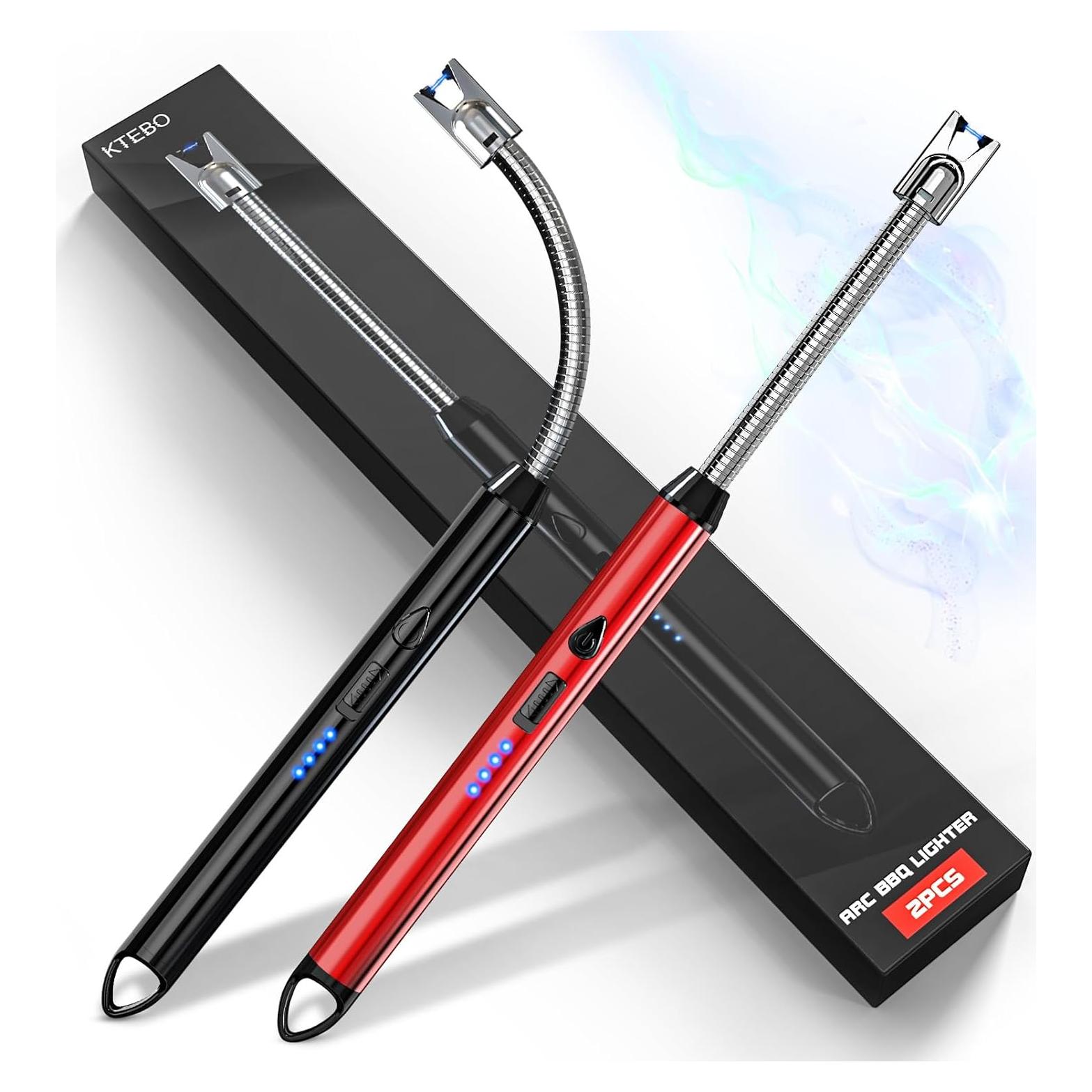 Encendedores Eléctricos de Arco Plasma KTEBO - 2 Unidades Recargables USB