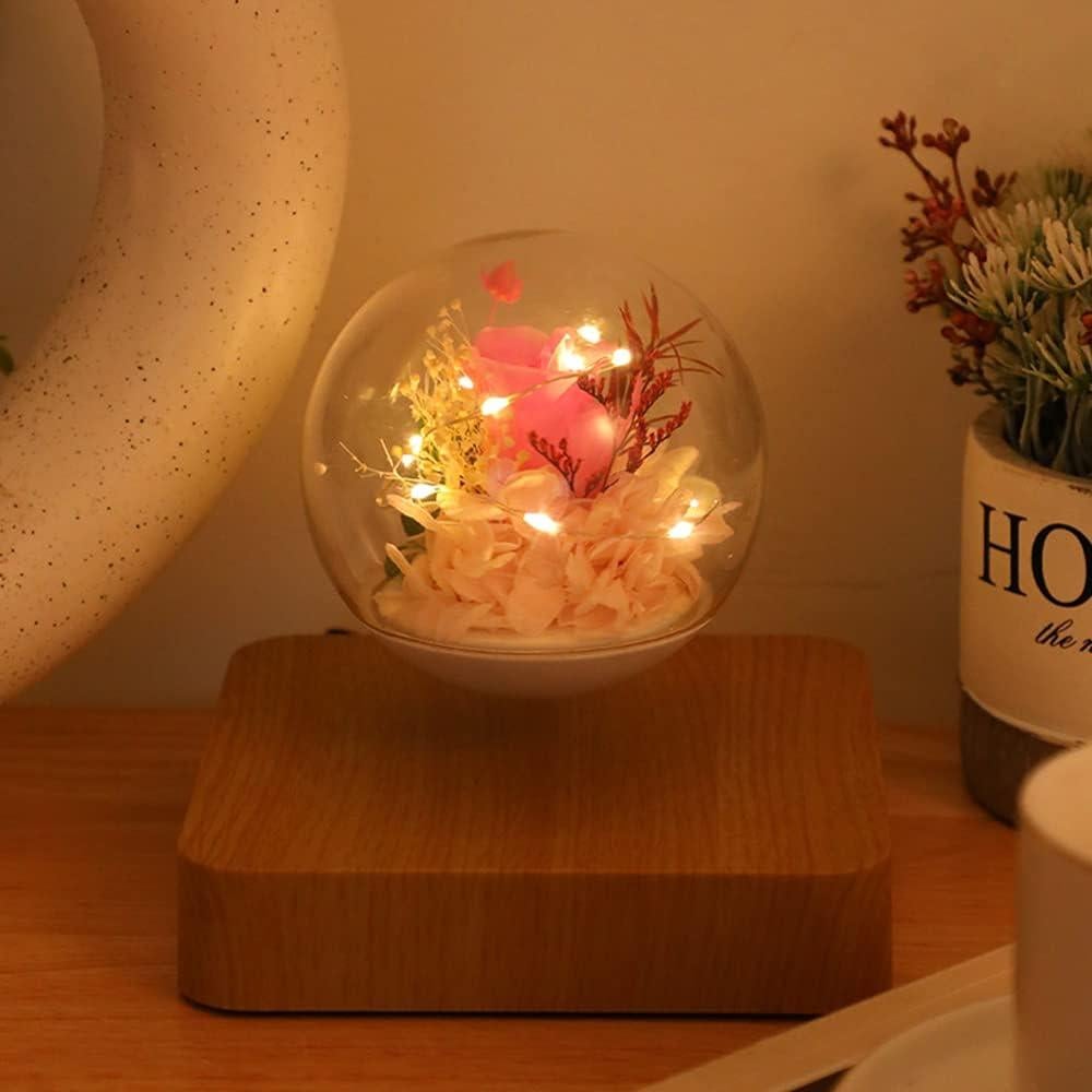 Lámpara Flotante Magnética HCNT Nube-Rosa LED 21.34x24.38cm