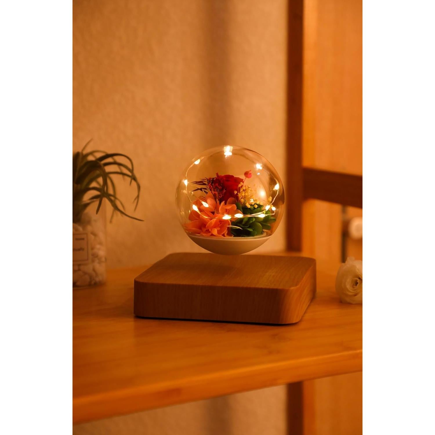 Lámpara Flotante Magnética HCNT Nube-Rosa LED 21.34x24.38cm