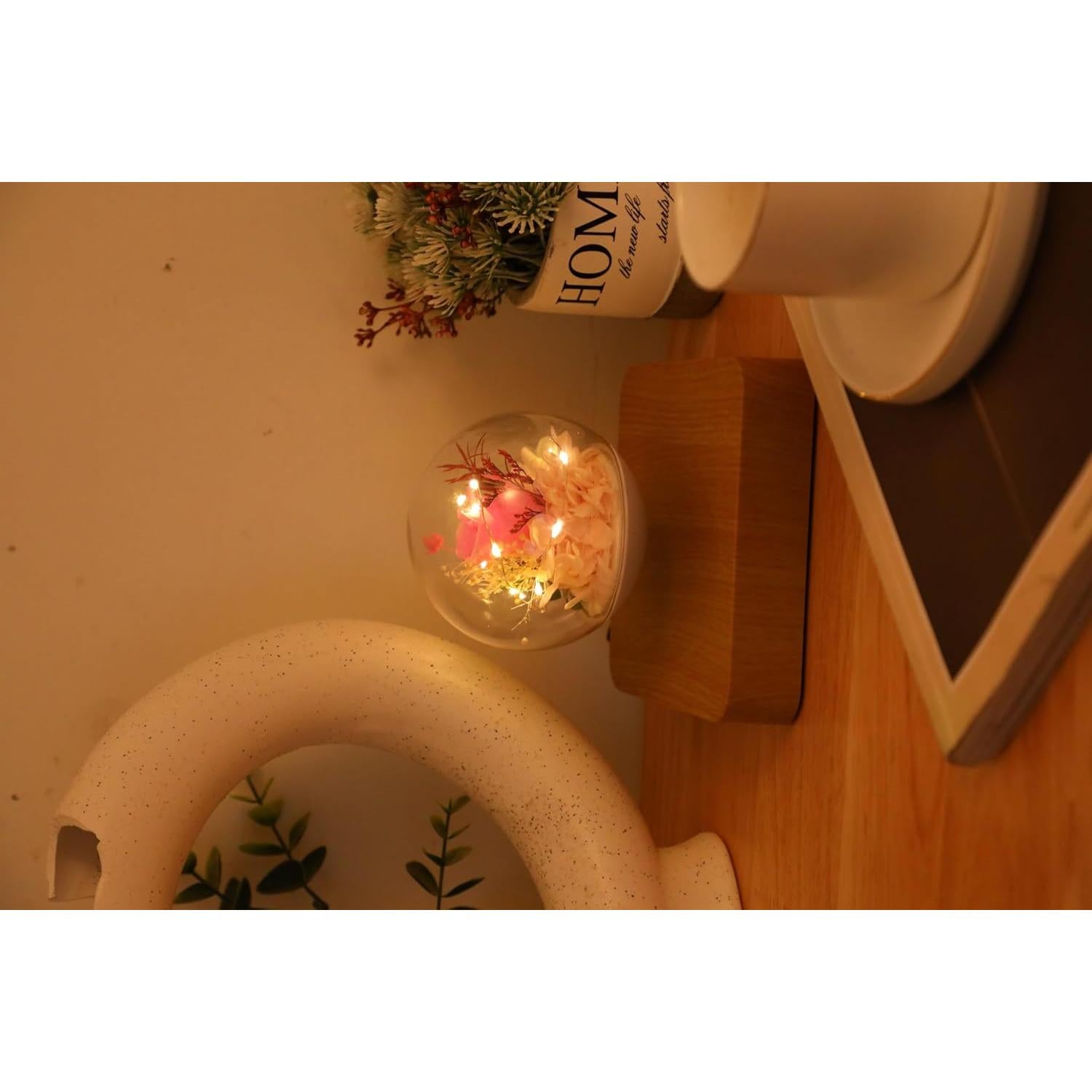 Lámpara Flotante Magnética HCNT Nube-Rosa LED 21.34x24.38cm