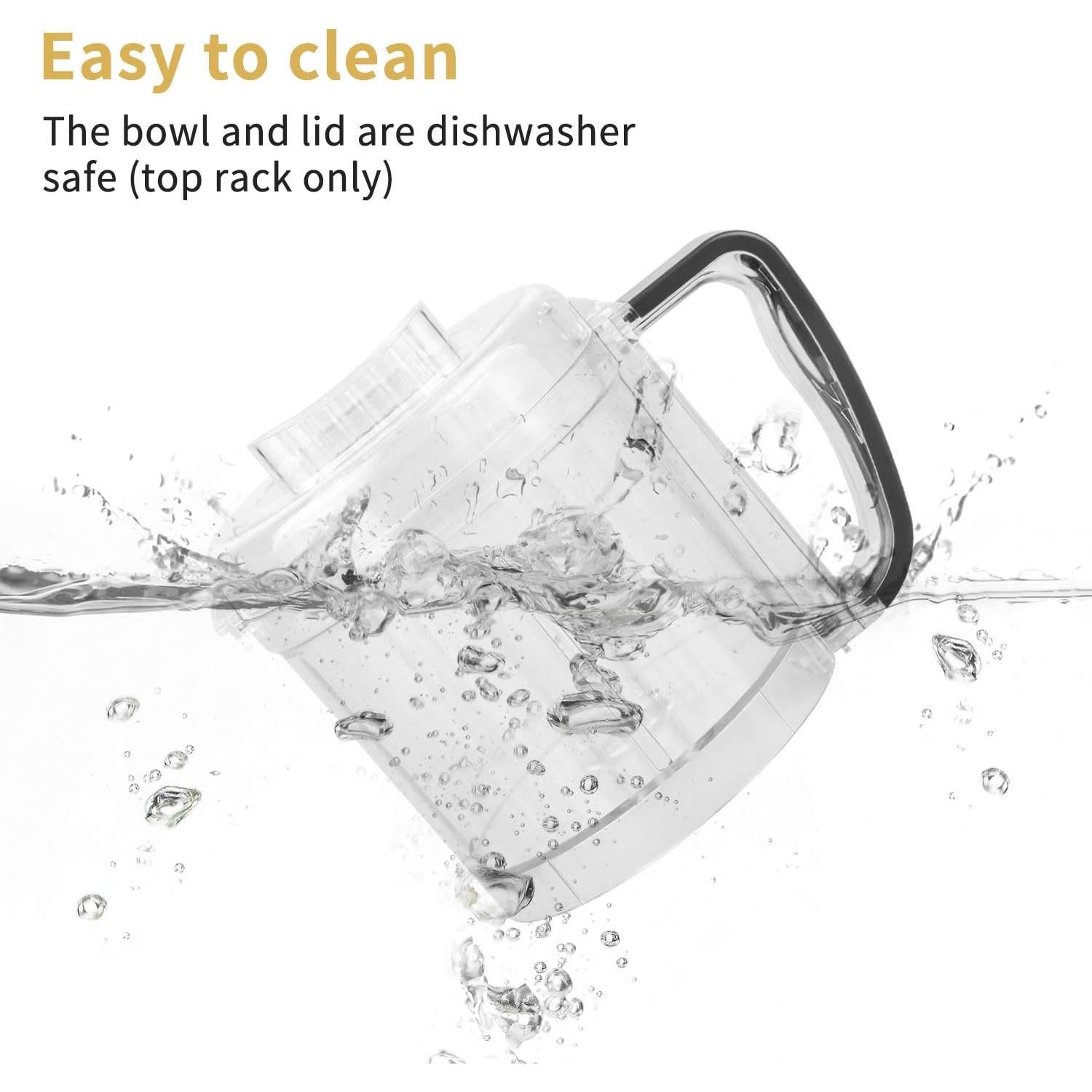 Procesador de Alimentos Mini La Reveuse 200W 2 Tazas Gris