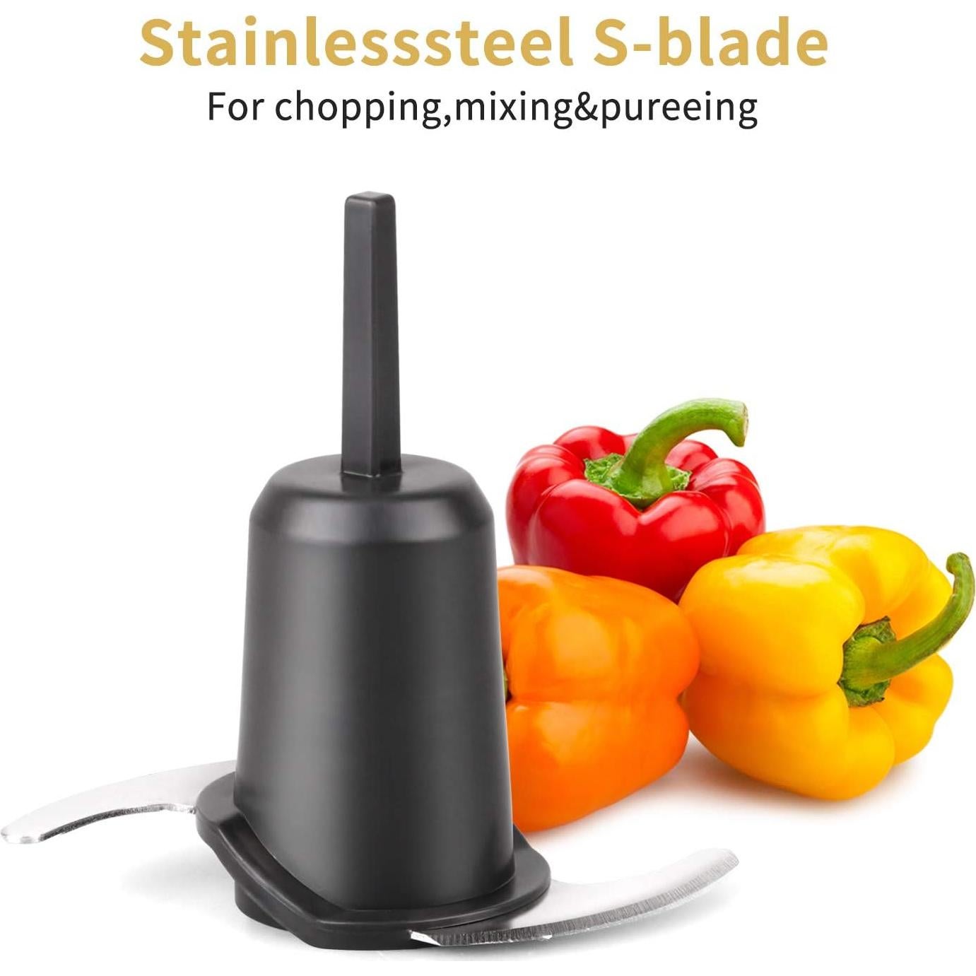 Procesador de Alimentos Mini La Reveuse 200W 2 Tazas Gris