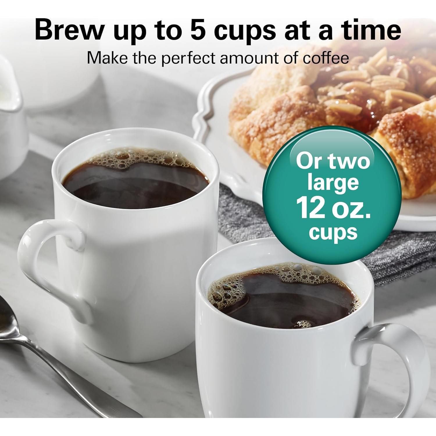 Cafetera de Goteo Hamilton Beach 5 Tazas Compacta Automática