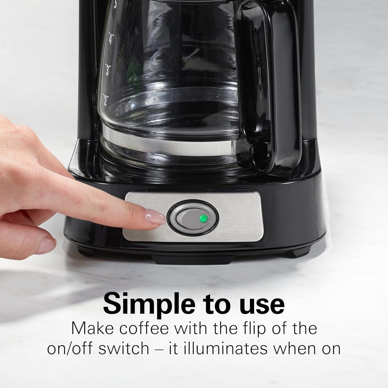 Cafetera de Goteo Hamilton Beach 5 Tazas Compacta Automática