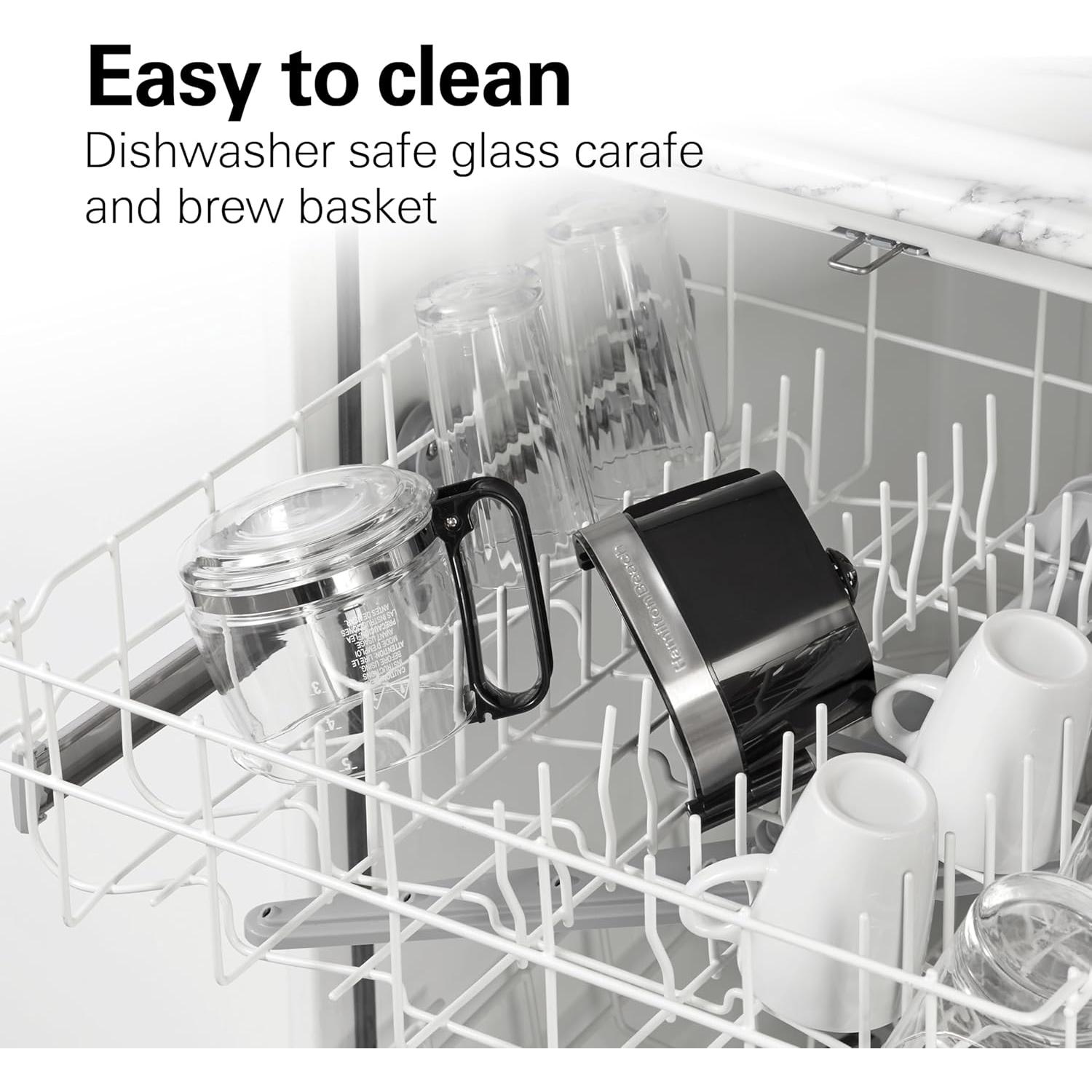 Cafetera de Goteo Hamilton Beach 5 Tazas Compacta Automática