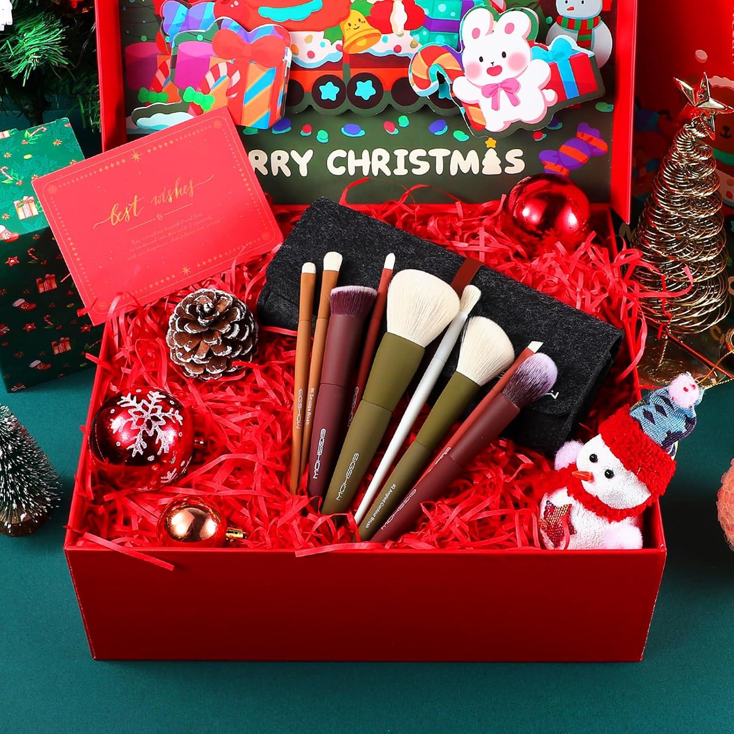 Set de Pinceles de Maquillaje EIGSHOW 9 Piezas Sintéticas