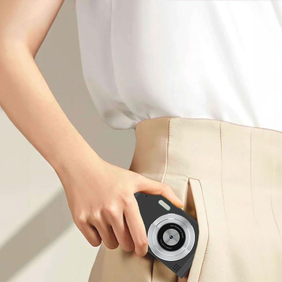 Cámara Digital Compacta BK Digital BK1 16X Zoom 64GB FHD 1080P