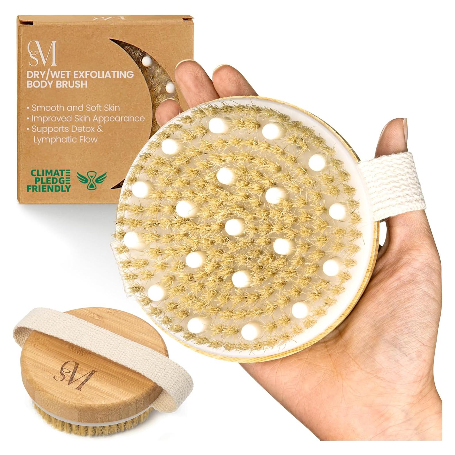 Cepillo Corporal Seco CSM - Exfoliante Natural para Piel