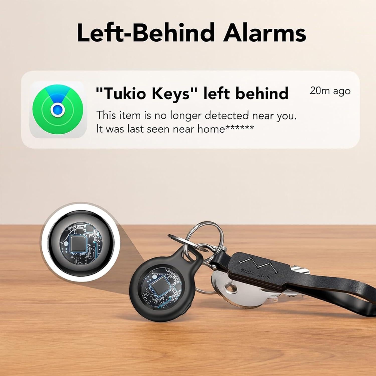 Etiqueta de Seguimiento Tukio Lucid GPS para iOS - 1 Pack