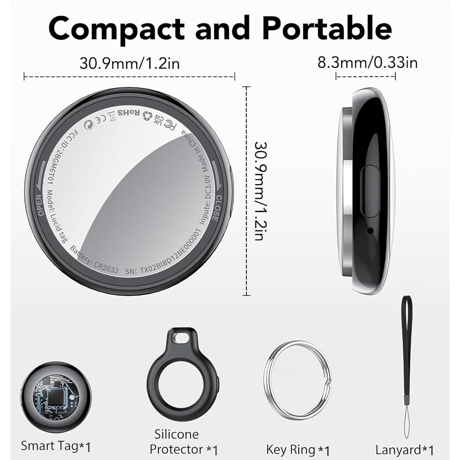 Etiqueta de Seguimiento Tukio Lucid GPS para iOS - 1 Pack