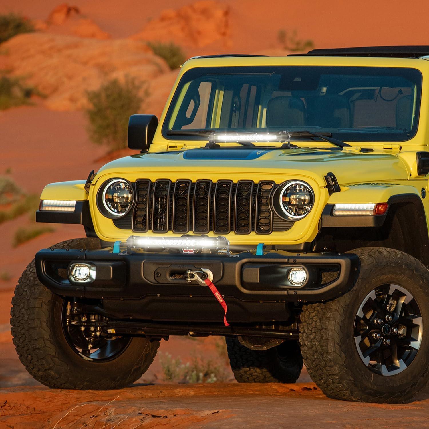 Barra de Luz LED Nilight 11" 78W Impermeable 2 Piezas