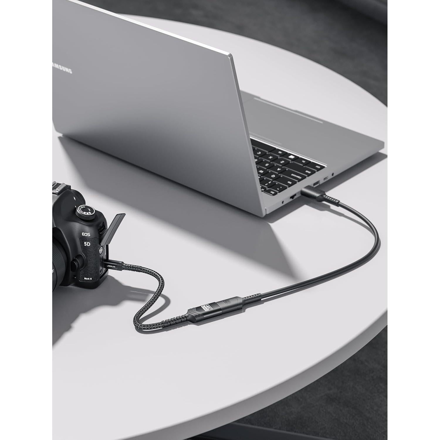 Adaptador Micro HDMI a HDMI JSAUX 4K 60Hz 18Gbps Negro