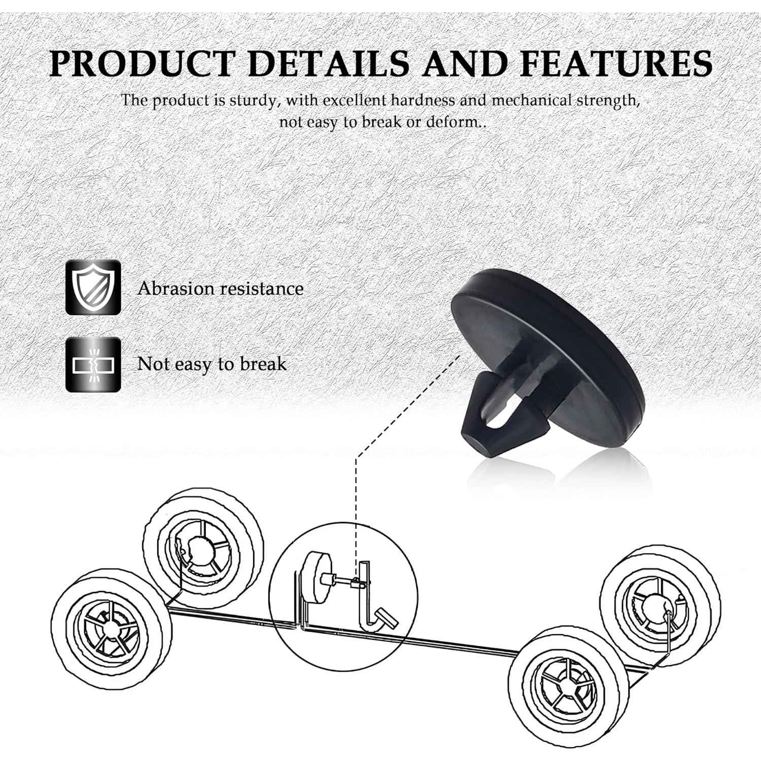 Almohadilla de Parada del Pedal de Freno Stacool 4PCS Nylon