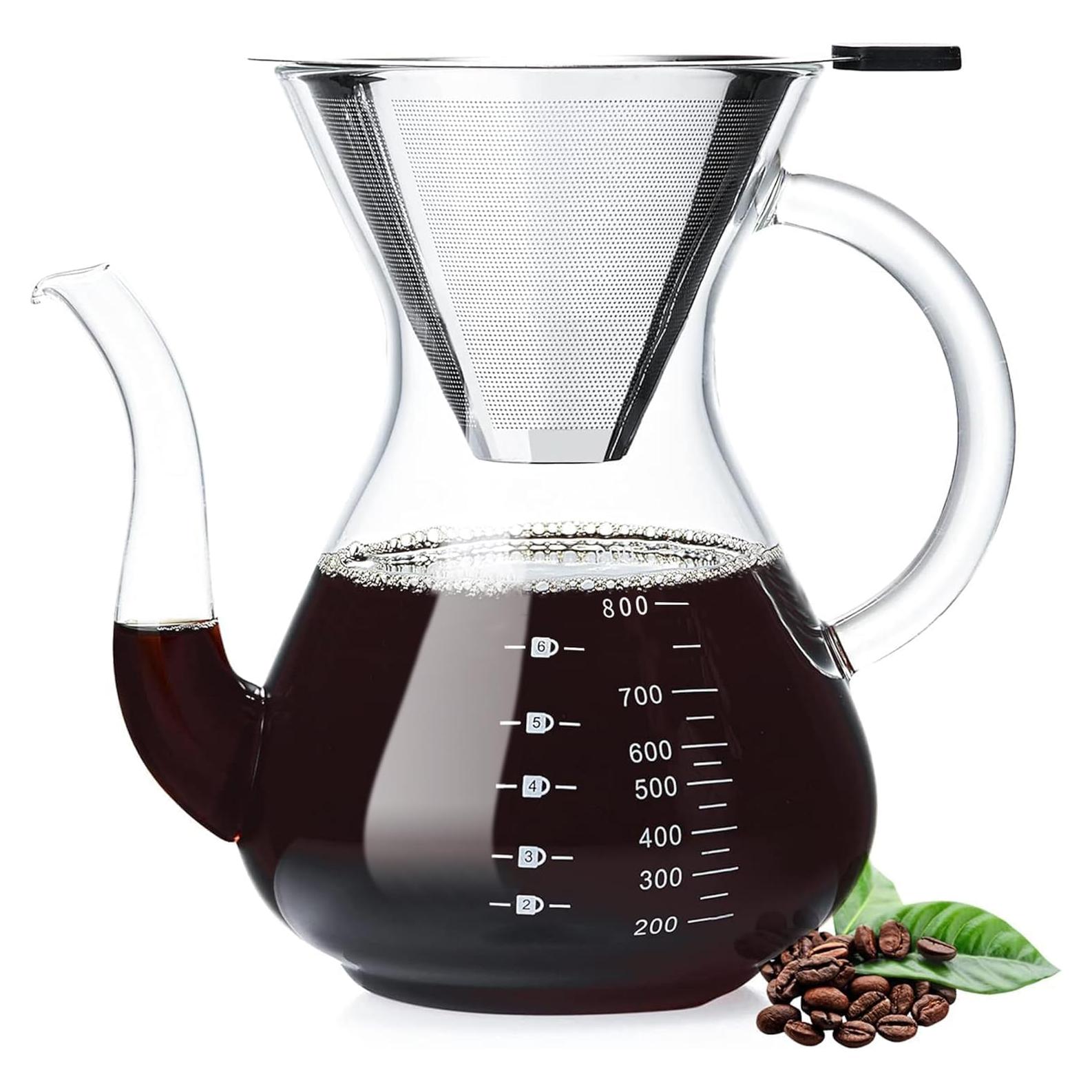 Cafetera de Goteo Irrompible Y1-418 1006 ml Doble Filtro