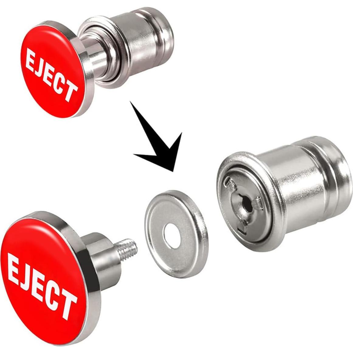 Encendedor de Cigarrillos AUCELI EJECT 12V Aluminio Rojo