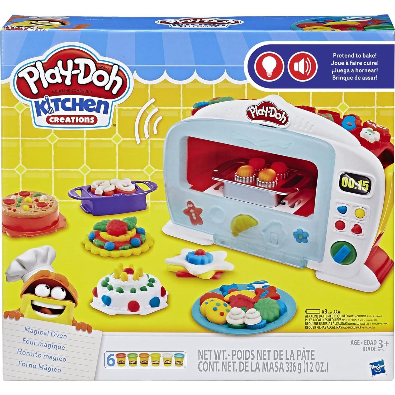 Juego de Cocina Horno Mágico Play-Doh con Luces y Sonidos