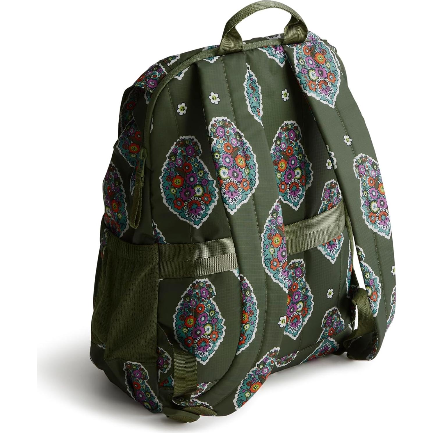 Mochila Vera Bradley Ripstop Kew Gardens Verde 40.6x27.9 cm