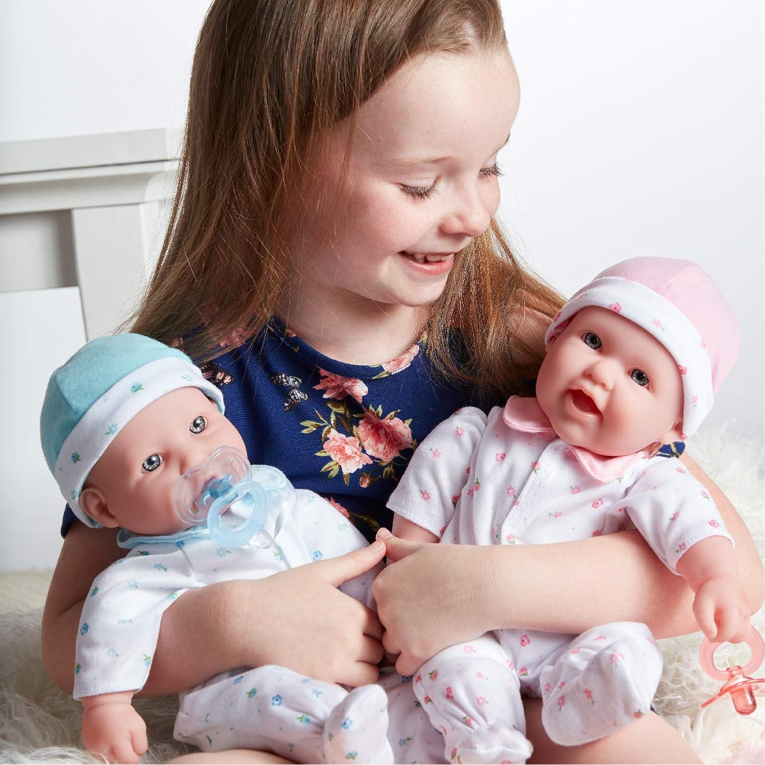 Muñeca La Baby 40 cm JC Toys con cuerpo suave y accesorios