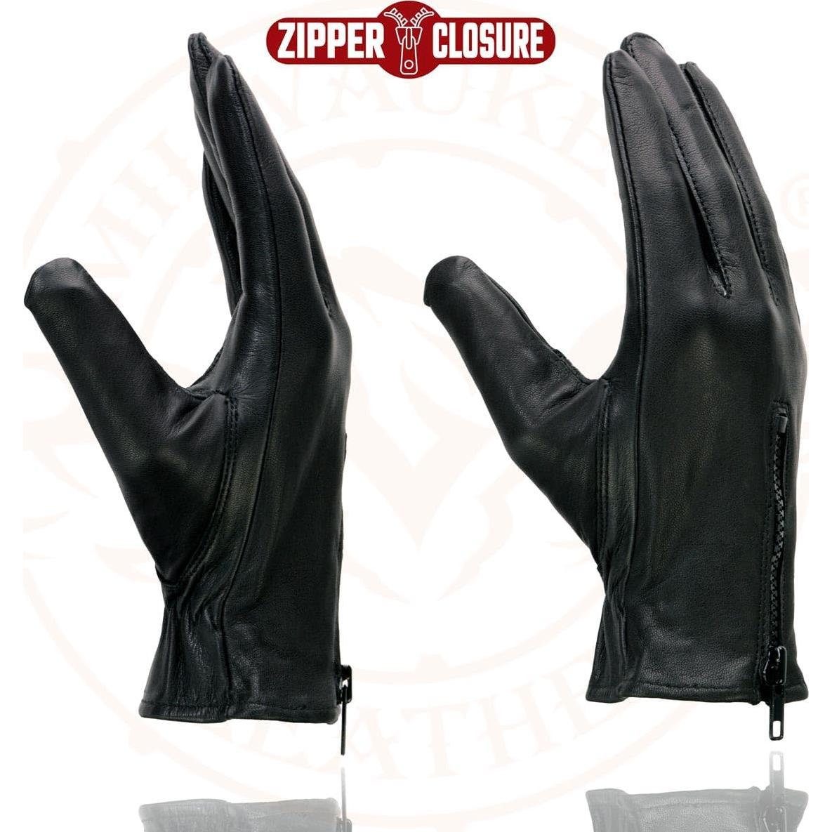 Guantes de Conducción Milwaukee para Hombre Cuero Premium