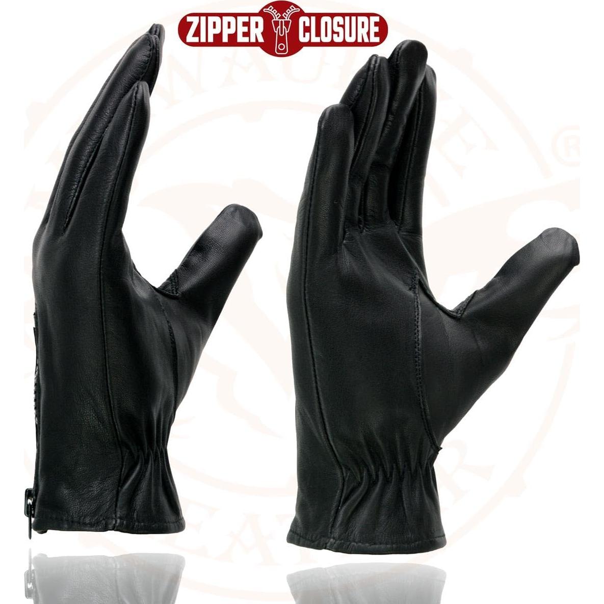 Guantes de Conducción Milwaukee para Hombre Cuero Premium
