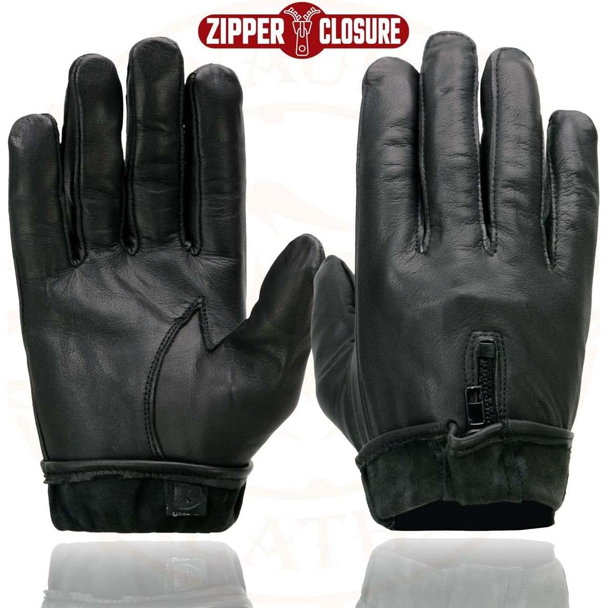 Guantes de Conducción Milwaukee para Hombre Cuero Premium