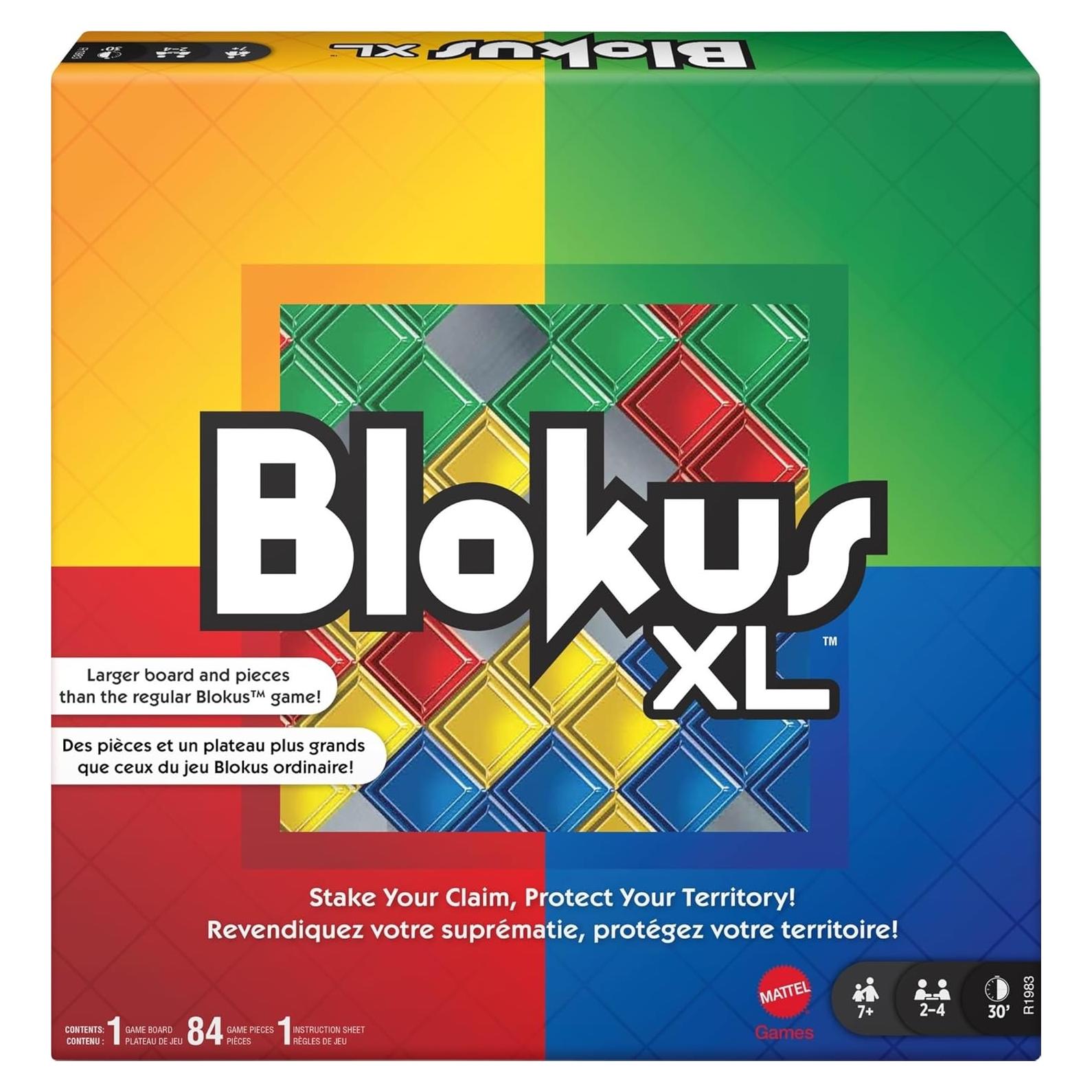 Juego de Mesa Blokus XL Mattel - Estrategia Familiar 30.48cm