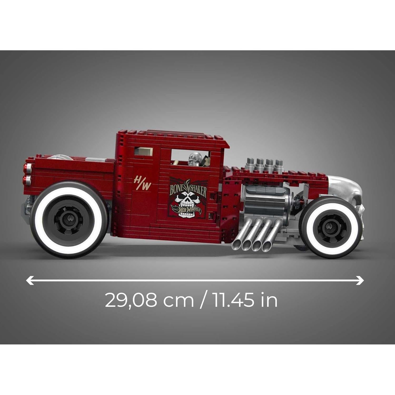 Juguete de Construcción Hot Wheels Bone Shaker 1:18 Metal