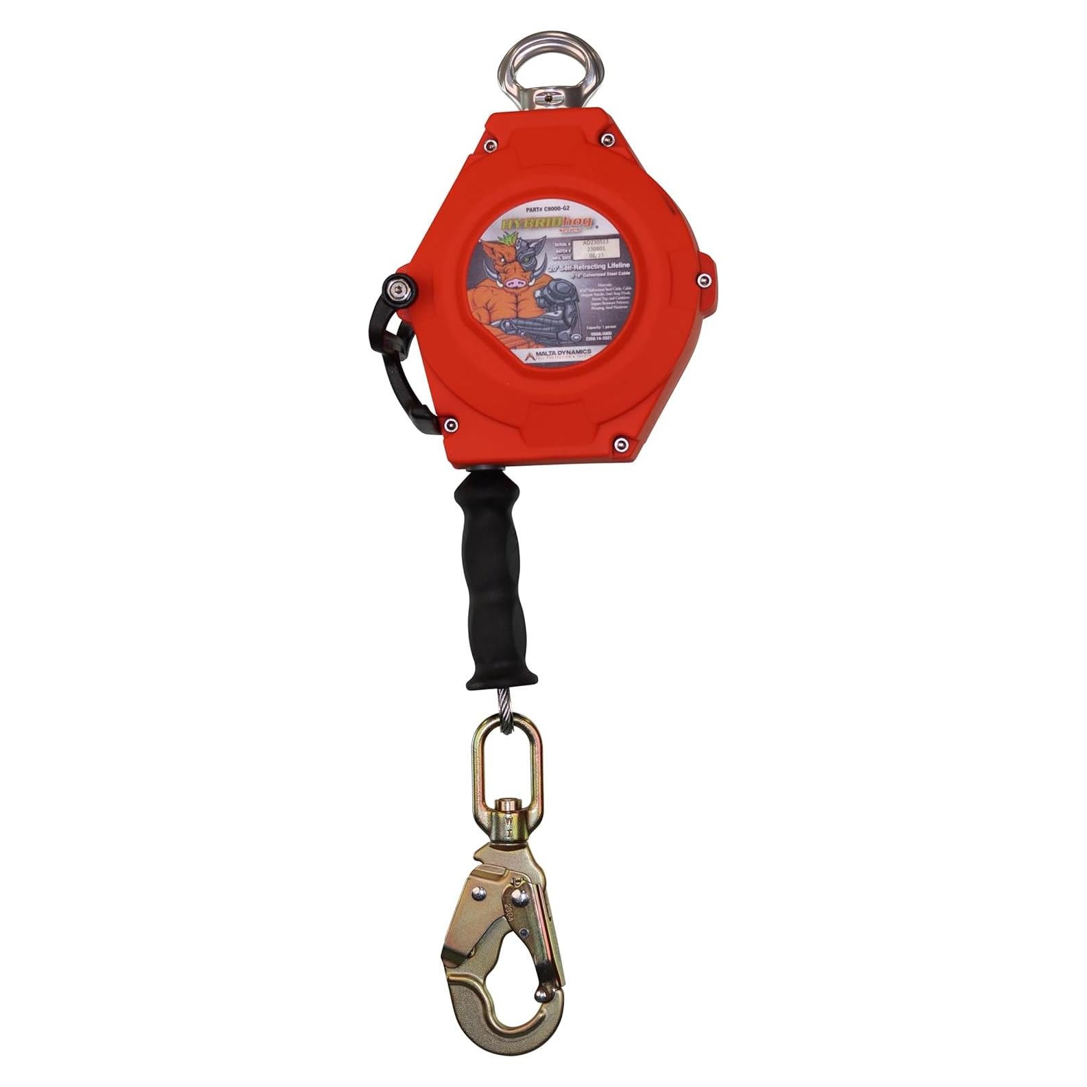 Línea de Vida Retráctil Malta Dynamics Hybrid Hog 6.1m