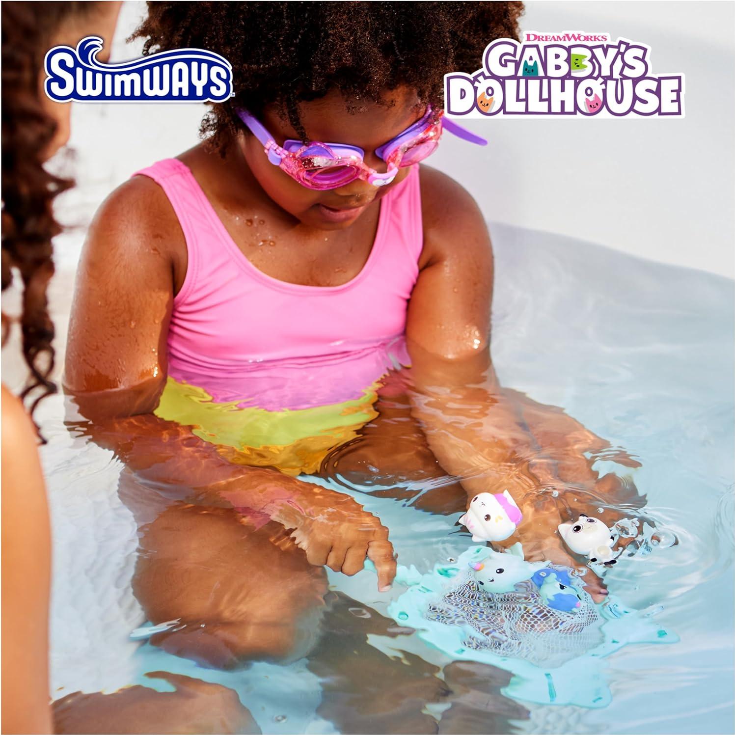 Juego de Buceo y Captura Swimways Gabby's Dollhouse 4 Figuras