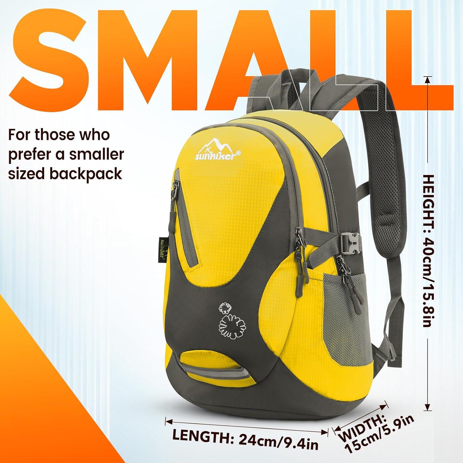 Mochila Pequeña Sunhiker 25L Impermeable para Senderismo