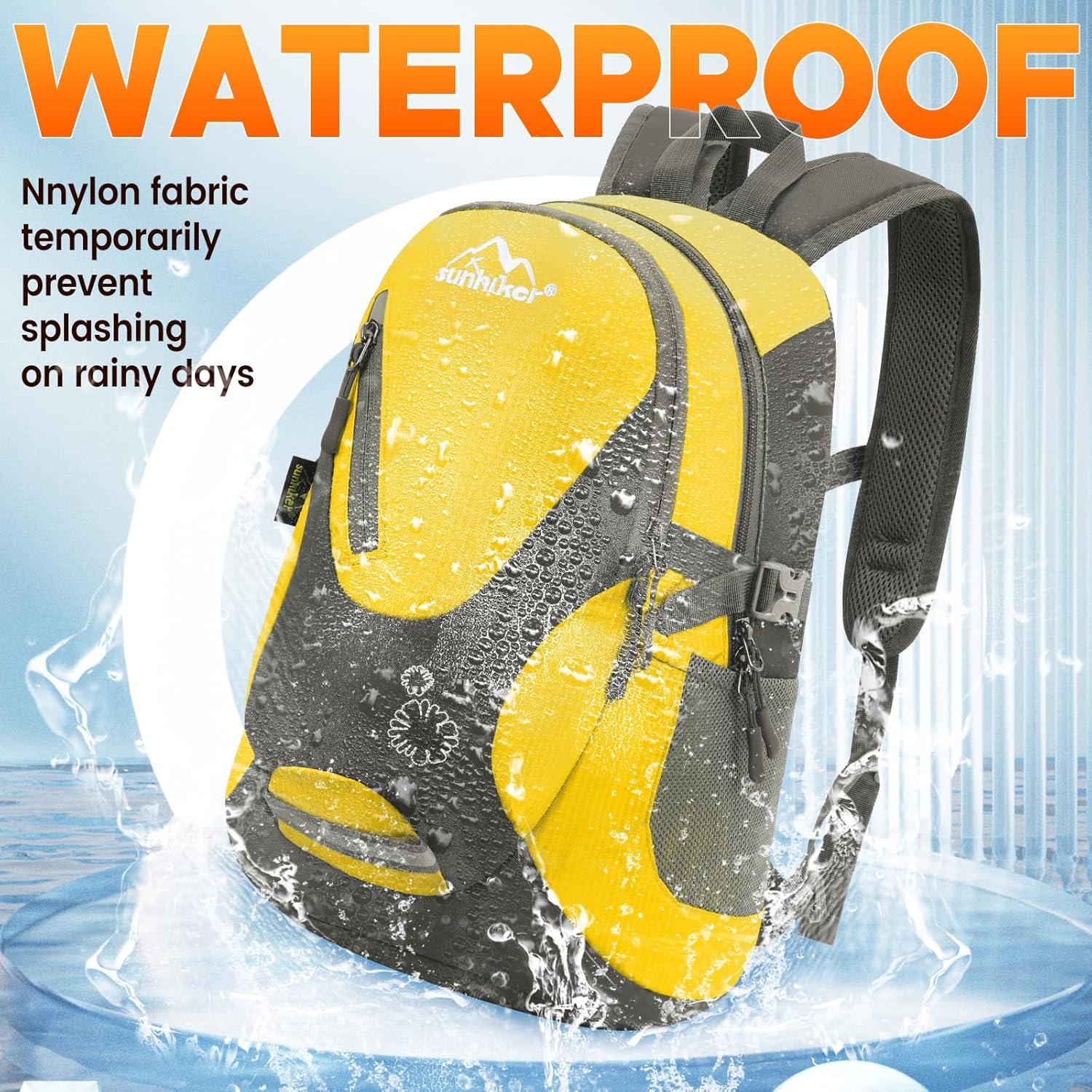 Mochila Pequeña Sunhiker 25L Impermeable para Senderismo