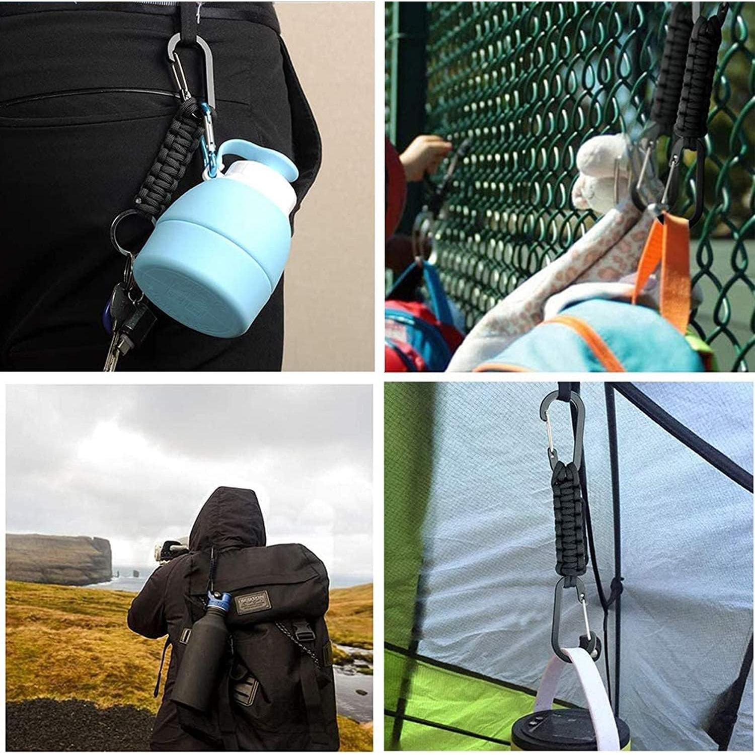 Llavero Paracord BRAVESHINE con Clip Carabiner Pack 2