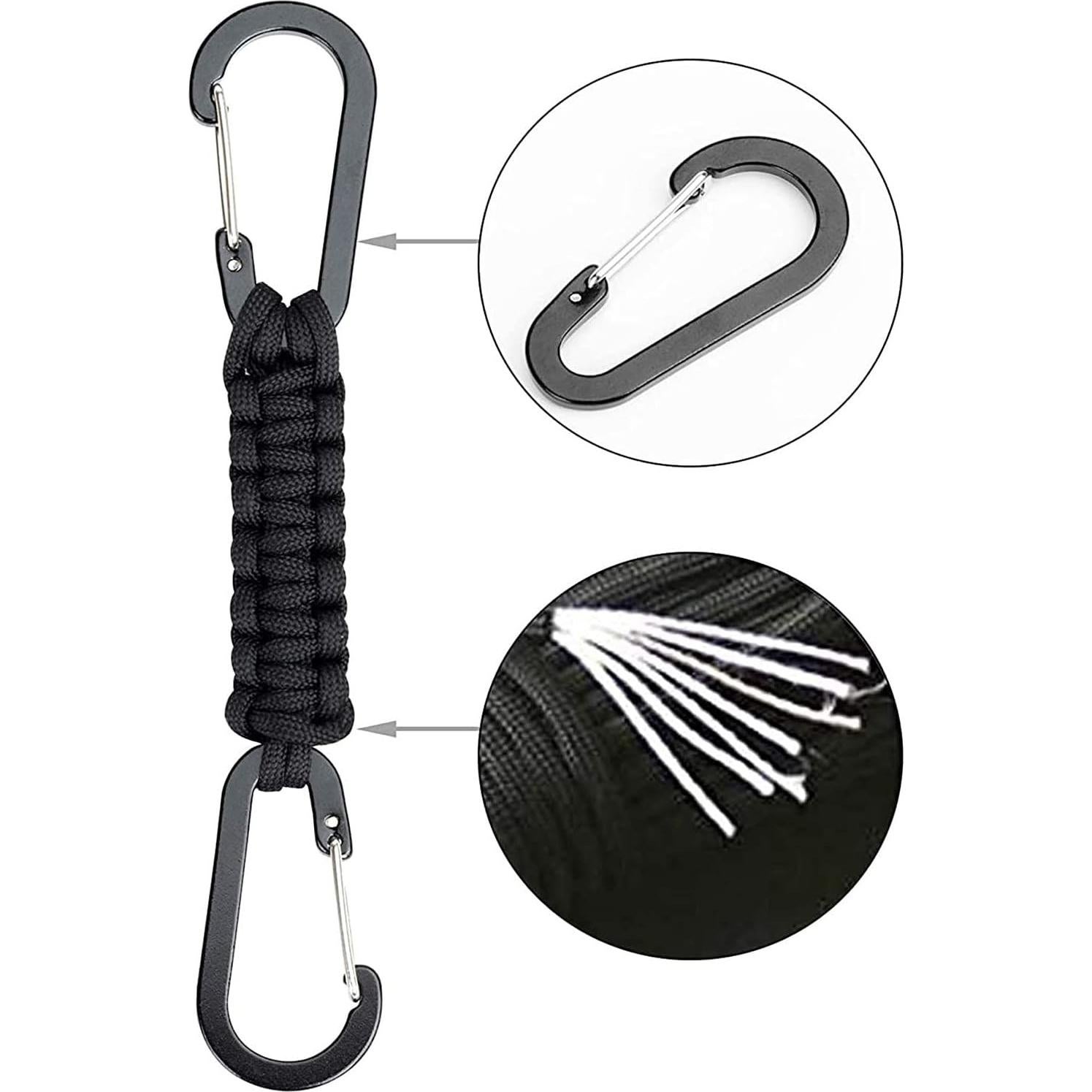 Llavero Paracord BRAVESHINE con Clip Carabiner Pack 2