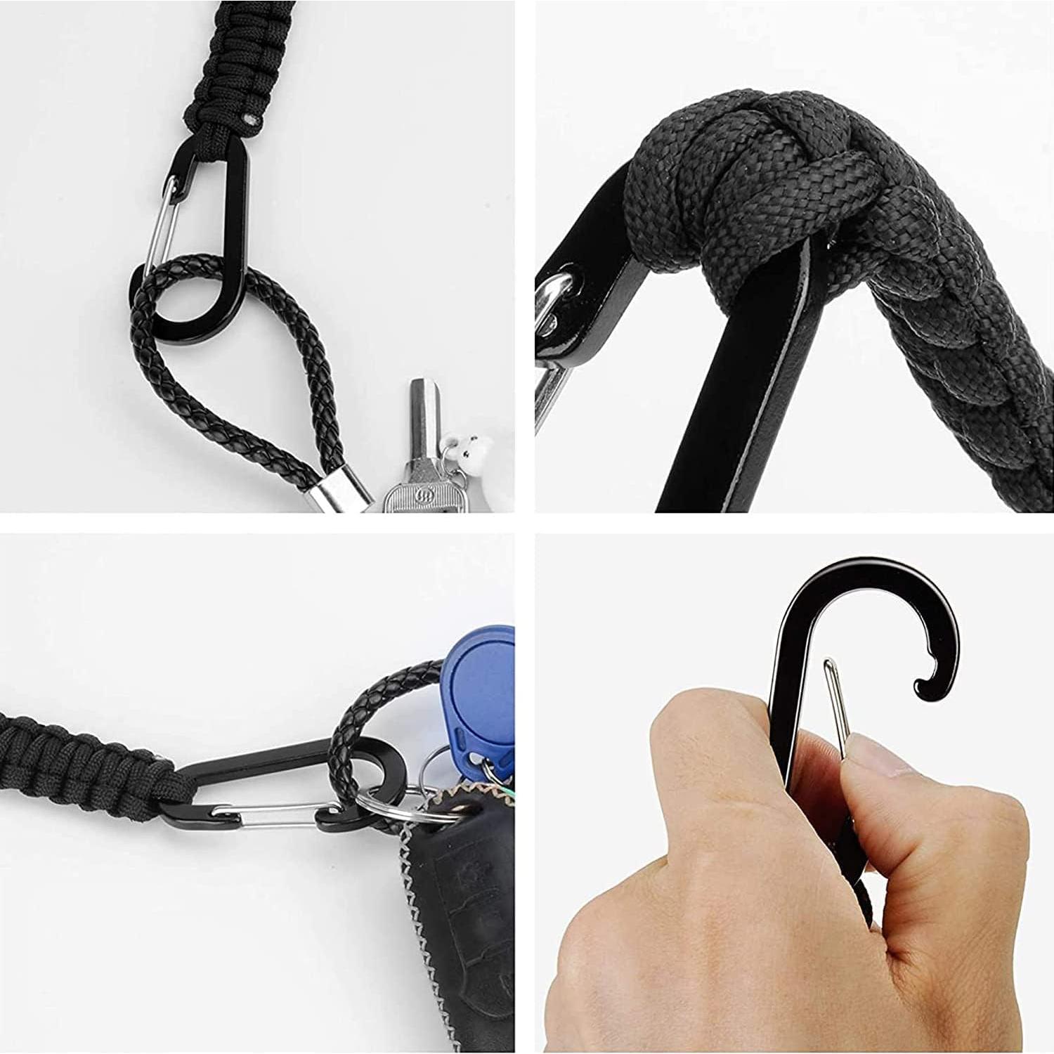 Llavero Paracord BRAVESHINE con Clip Carabiner Pack 2