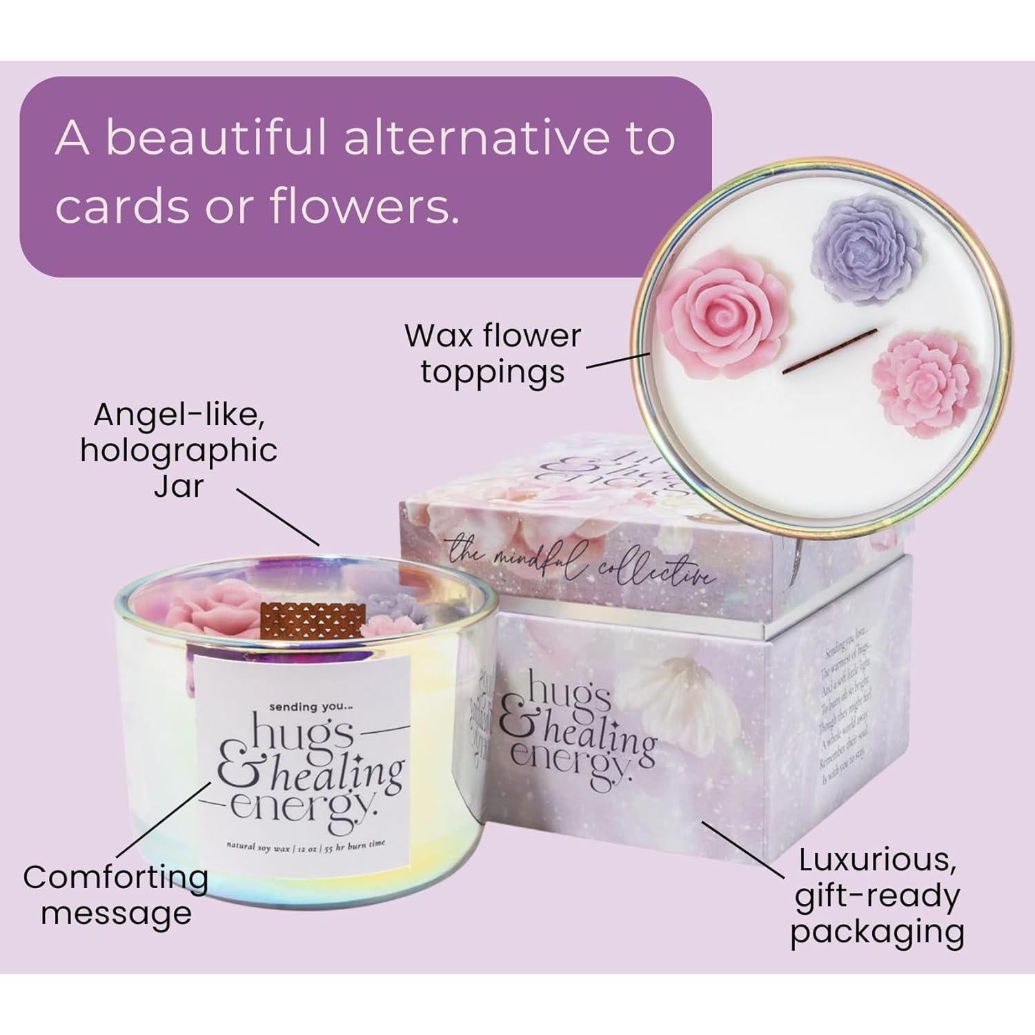 Vela de Simpatía 12oz The Mindful Collective - Duelo y Recuerdo