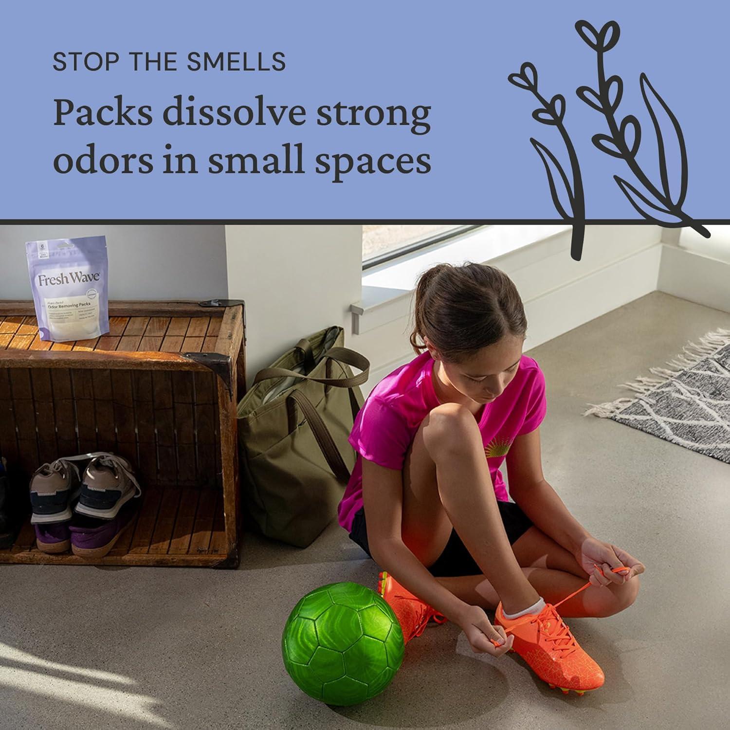 Paquetes Eliminadores de Olores Fresh Wave Lavanda - 6 Unidades