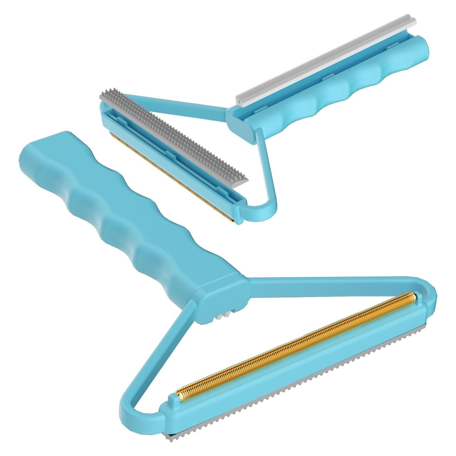 Removedor de Pelusa Manual BSIWWO Azul 16.6 cm para Mascotas