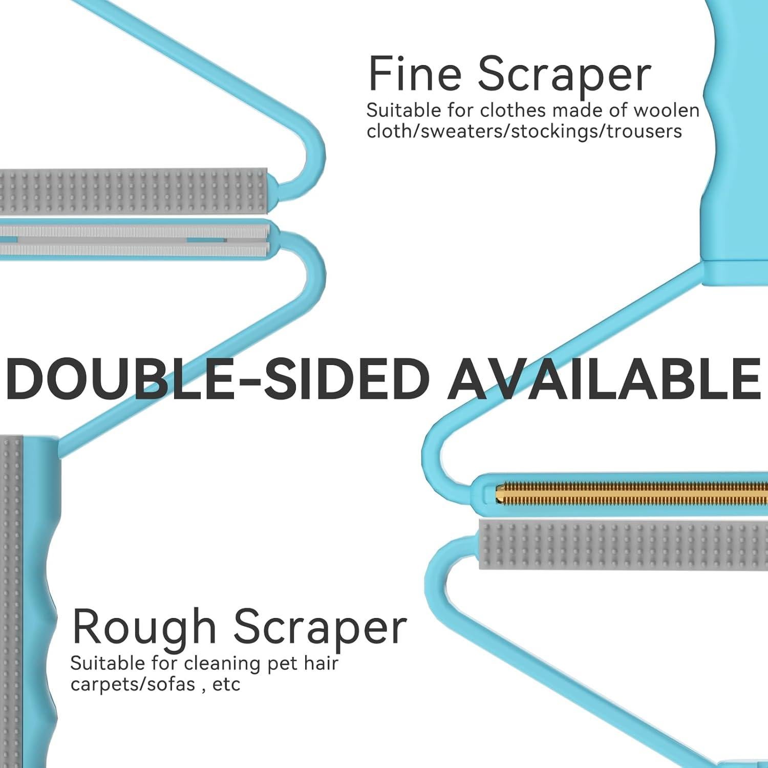 Removedor de Pelusa Manual BSIWWO Azul 16.6 cm para Mascotas