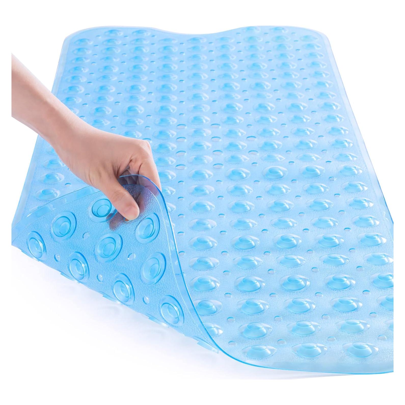 Alfombra de Ducha Antideslizante ROSMARUS 40.6x99.1cm Azul