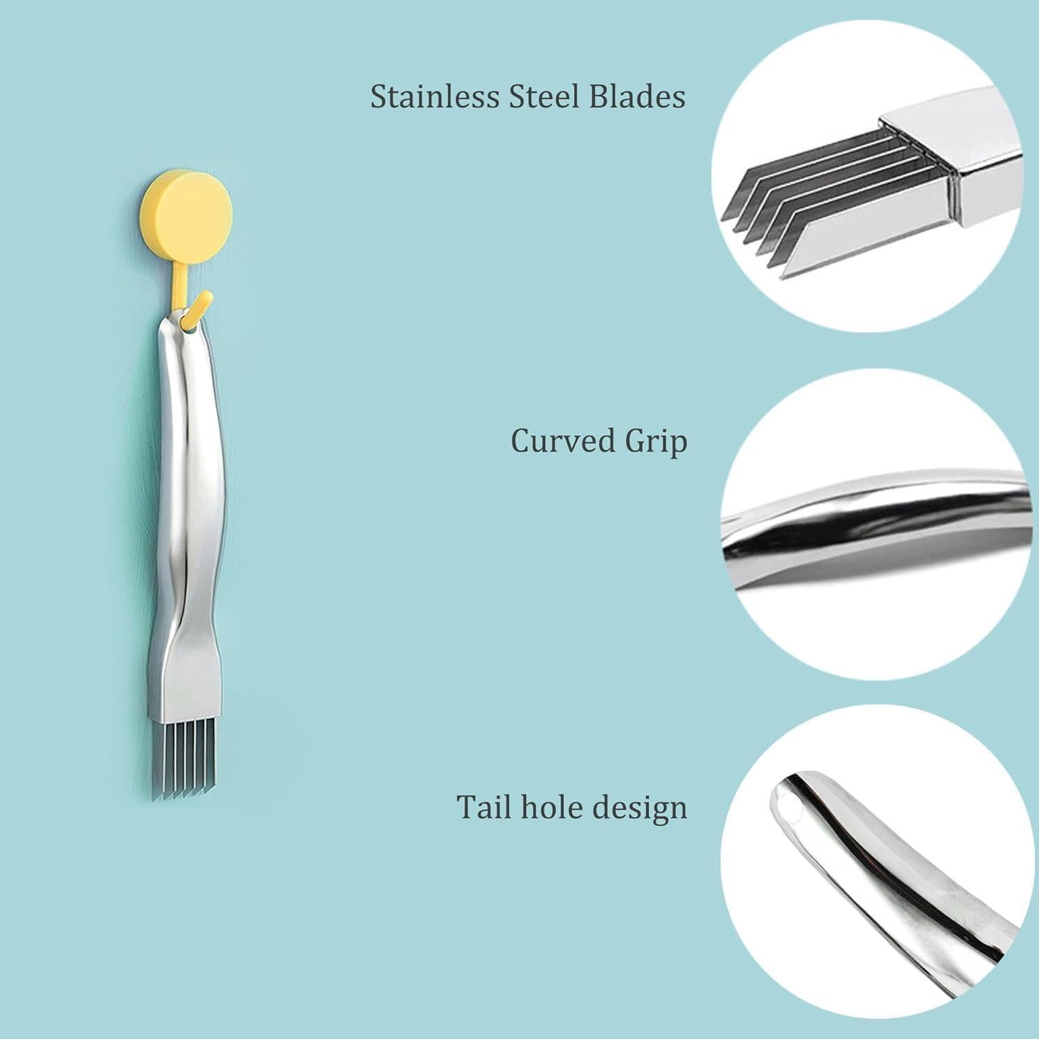 Cuchillo Picador de Cebolla PCTC de Acero Inoxidable 3.05 cm