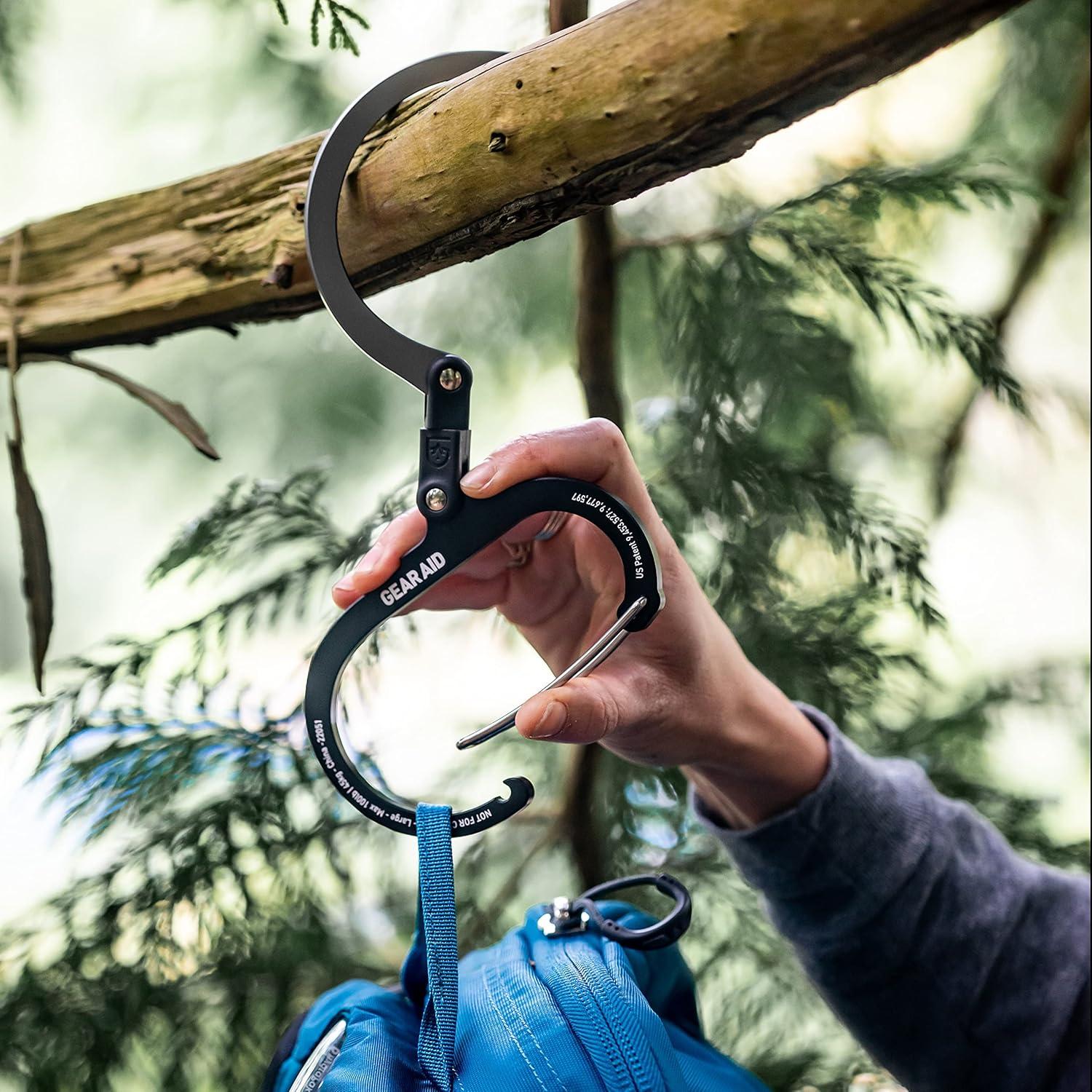Heroclip GEAR AID Grande Clip Carabinero 45 kg Negro/Azul