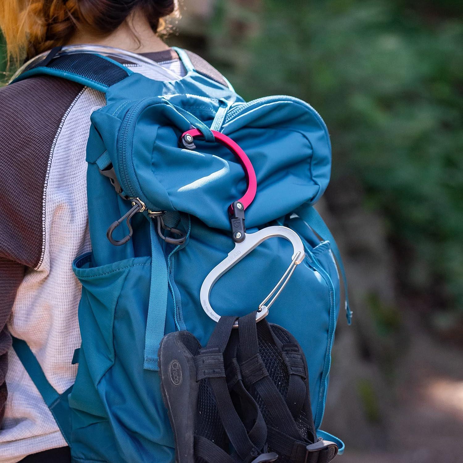 Heroclip GEAR AID Grande Clip Carabinero 45 kg Negro/Azul