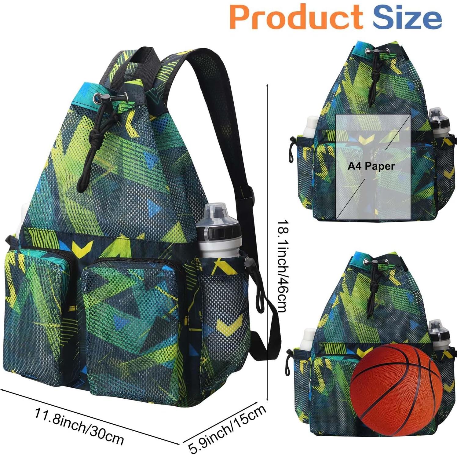 Mochila de Malla RHCPFOVR para Natación - 30x15x46cm